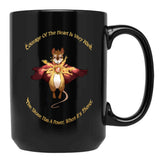 Mrs Brisby With Nicodemus'S Quote Black Coffee Mug, Gift Coffee Mug