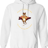 Mrs Brisby With Nicodemus'S Quote Graphic Pullover Hoodie - White