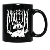 Muffin Death Metal Black Coffee Mug, Gift Coffee Mug - Black