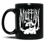 Muffin Death Metal Black Coffee Mug, Gift Coffee Mug