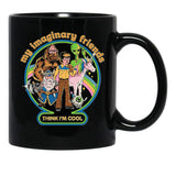 My Imaginary Friends Black Coffee Mug, Gift Coffee Mug - Black