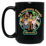 My Imaginary Friends Black Coffee Mug, Gift Coffee Mug - Black