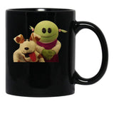 Nanalan Mona and Russer Black Coffee Mug, Gift Coffee Mug - Black