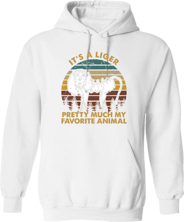 Napoleon Art Dynamite Its A Liger Pretty Much My Favorite Graphic Pullover Hoodie - White