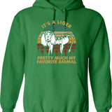 Napoleon Art Dynamite Its A Liger Pretty Much My Favorite Graphic Pullover Hoodie - Green