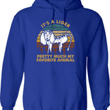 Napoleon Art Dynamite Its A Liger Pretty Much My Favorite Graphic Pullover Hoodie - Blue