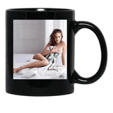 Natalie Portman Sexy Black Coffee Mug, Gift Coffee Mug - Black