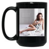 Natalie Portman Sexy Black Coffee Mug, Gift Coffee Mug - Black