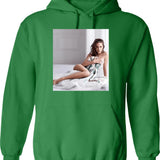 Natalie Portman Sexy Graphic Pullover Hoodie - Green