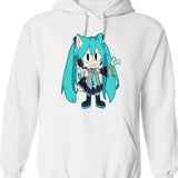 Neco Arc Graphic Pullover Hoodie - White