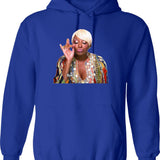 Nene Leakes Bye Graphic Pullover Hoodie - Blue
