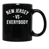 New Jersey VS Everybodys Black Coffee Mug, Gift Coffee Mug - Black