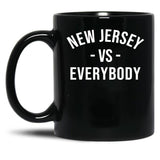 New Jersey VS Everybodys Black Coffee Mug, Gift Coffee Mug
