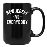 New Jersey VS Everybodys Black Coffee Mug, Gift Coffee Mug