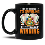 Nonebi Gambling - Black Coffee Mug, Gift Coffee Mug