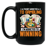 Nonebi Gambling - Black Coffee Mug, Gift Coffee Mug - Black