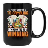 Nonebi Gambling - Black Coffee Mug, Gift Coffee Mug