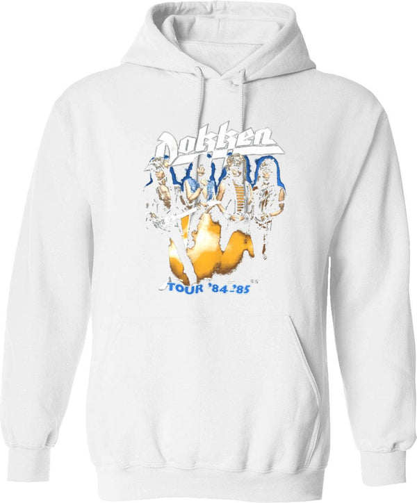 Nonudu Dokken 1984-85 for Men and Women Graphic Pullover Hoodie - White