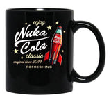 Nuka Cola Ad Dks Black Coffee Mug, Gift Coffee Mug - Black