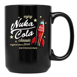 Nuka Cola Ad Dks Black Coffee Mug, Gift Coffee Mug