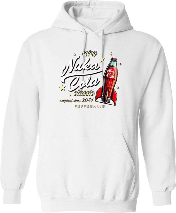 Nuka Cola Ad Dks Graphic Pullover Hoodie - White