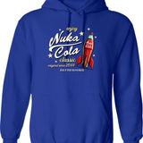 Nuka Cola Ad Dks Graphic Pullover Hoodie - Blue