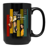 Only Murders in The Building (2) Black Coffee Mug, Gift Coffee Mug