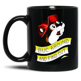 Otter BUC Around and Find Out Black Coffee Mug, Gift Coffee Mug