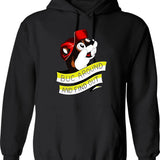 Otter BUC Around and Find Out Graphic Pullover Hoodie - Black