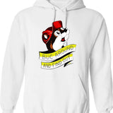 Otter BUC Around and Find Out Graphic Pullover Hoodie - White