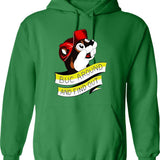 Otter BUC Around and Find Out Graphic Pullover Hoodie - Green