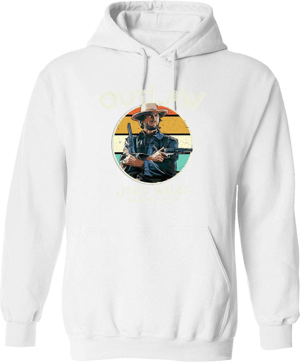 Outlaw Josey Wales Graphic Pullover Hoodie - White