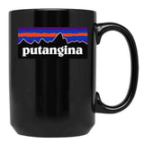 PUTANGINA Logo Black Coffee Mug, Gift Coffee Mug