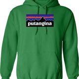 PUTANGINA Logo Graphic Pullover Hoodie - Green