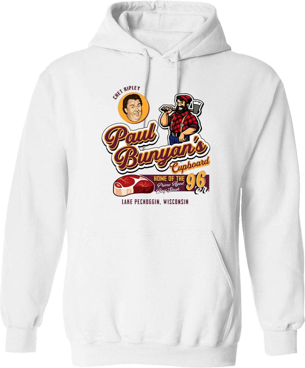 Paul Bunyan'S Cupboard Great Outdoors Graphic Pullover Hoodie - White