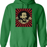 Pee Wee Herman Graphic Pullover Hoodie - Green