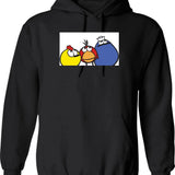 Peep and The Big Wide World Graphic Pullover Hoodie - Black