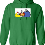 Peep and The Big Wide World Graphic Pullover Hoodie - Green