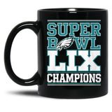 Philadelphia Super Champions Black Coffee Mug, Gift Coffee Mug