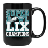 Philadelphia Super Champions Black Coffee Mug, Gift Coffee Mug