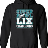 Philadelphia Super Champions Hoodie Graphic Pullover Hoodie - Black