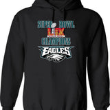 Philadelphia Super Champions Hoodie Graphic Pullover Hoodie - Black
