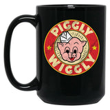 Piggly Wiggly Vintage Retro Black Coffee Mug, Gift Coffee Mug - Black