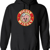Piggly Wiggly Vintage Retro Graphic Pullover Hoodie - Black