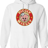 Piggly Wiggly Vintage Retro Graphic Pullover Hoodie - White