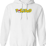 Pokedad Retro Gift for Dad Graphic Pullover Hoodie - White