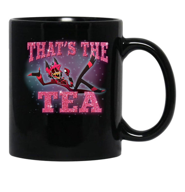 Popomu Alastor - That's The Tea - Hazbin Hotel Essential Black Coffee Mug, Gift Coffee Mug - Black