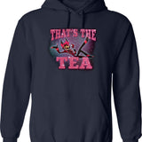 Popomu Alastor - That's The Tea - Hazbin Hotel Essential Graphic Pullover Hoodie - Navy