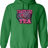 Popomu Alastor - That's The Tea - Hazbin Hotel Essential Graphic Pullover Hoodie - Green