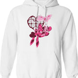 Popomu Angel Dust and Fat Nugget Valentines Night - Hazbin Hotel Essential Graphic Pullover Hoodie - White